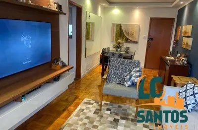 Apartamento com 2 quartos à venda na avenida bartolomeu de gusmão, 3, boqueirão, santos, 87 m2 por r$ 650.000
