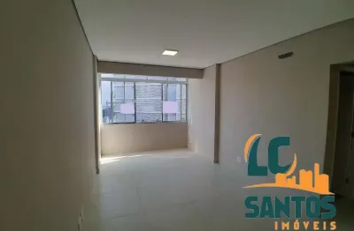 Apartamento no gonzaga reformado 2 dormitórios sendo 1 suíte - 100m² - vaga de garagem - duas quadras da praia.