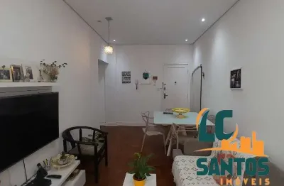 Apartamento com 2 quartos à venda na rua pedro de toledo, 11, boqueirão, santos, 80 m2 por r$ 410.000