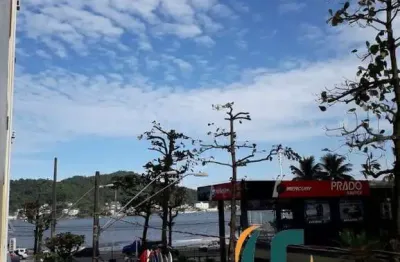 Apartamento 2 dormitórios à venda - centro são vicente, vista parcial para a praia.