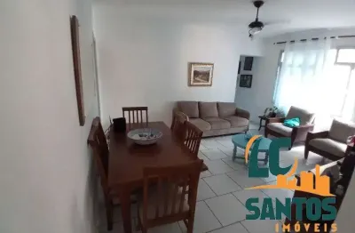 Apartamento 2 dormitórios à venda - centro são vicente, vista parcial para a praia.