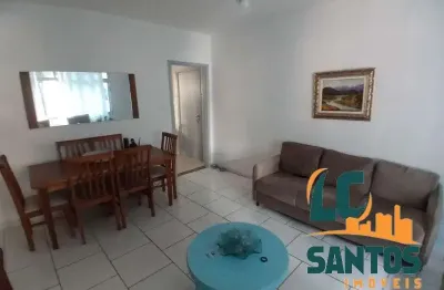 Apartamento 2 dormitórios à venda - centro são vicente, vista parcial para a praia.