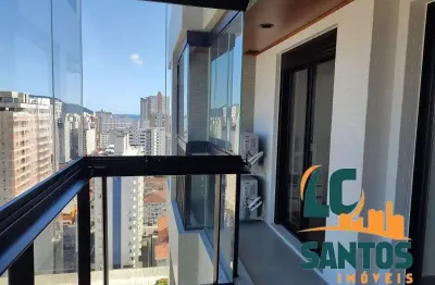 Apartamento com 1 quarto à venda na rua lobo viana, 19, boqueirão, santos, 54 m2 por r$ 890.000