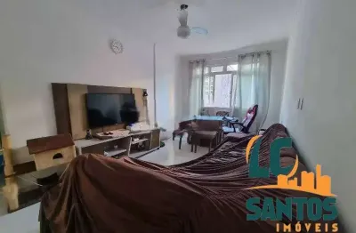 Apartamento de 2 dormitórios sendo 1 suíte e 1 vaga demarcada no campo grande em santos - 92m²