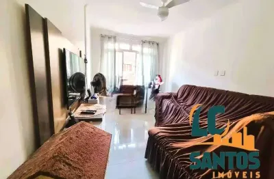 Apartamento de 2 dormitórios sendo 1 suíte e 1 vaga demarcada no campo grande em santos - 92m²