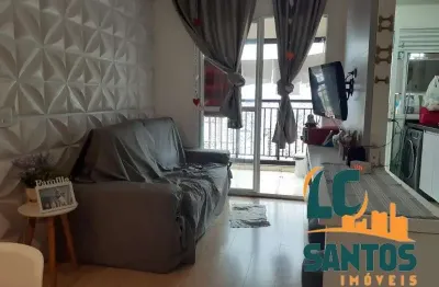 Apartamento com 2 quartos à venda na rua godofredo fraga, 10, marapé, santos, 63 m2 por r$ 690.000