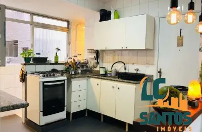 Apartamento com 3 quartos à venda na rua saldanha da gama, 103, itararé, são vicente, 122 m2 por r$ 605.000