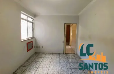 Apartamento de 2 dormitórios no boqueirão em santos - prédio de 3 andares .