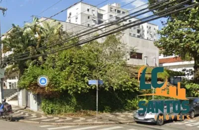 Terreno comercial à venda na avenida pedro lessa, 2071, aparecida, santos por r$ 1.700.000