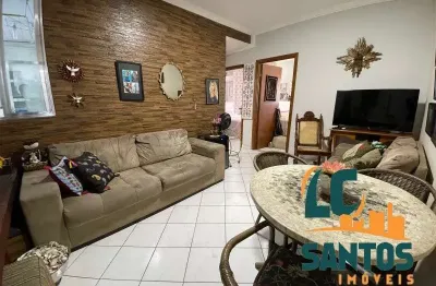 Venha morar na praia ! - apartamento de 2 dormitórios na aparecida em santos - prédio frente mar .