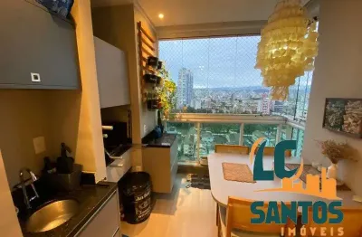 Apartamento com 2 quartos à venda na rua andré vidal de negreiros, 117, ponta da praia, santos, 80 m2 por r$ 1.375.000