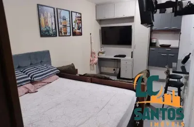 Apartamento com 1 quarto à venda na av epitácio pessoa, 664, ponta da praia, santos, 34 m2 por r$ 310.000