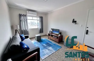 Apartamento reformado no embaré - 2 dormitórios e vaga suficiente .