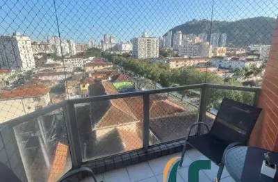 Apartamento com 3 quartos à venda na rua álvares cabral, 105, vila belmiro, santos, 170 m2 por r$ 600.000