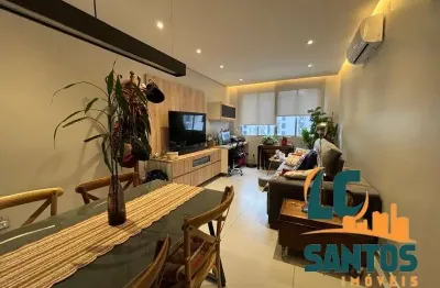 Apartamento com 1 quarto à venda na avenida conselheiro nébias, 863, boqueirão, santos, 59 m2 por r$ 599.000