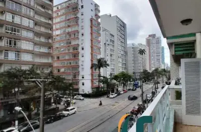 Apartamento com 2 quartos à venda na av cons nebias, 847, boqueirão, santos, 117 m2 por r$ 580.000