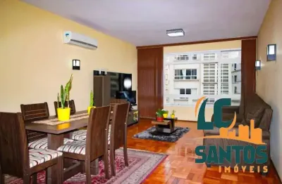 Apartamento amplo no gonzaga, santos  168m², 3 dormitórios e vaga de garagem perto da praia.