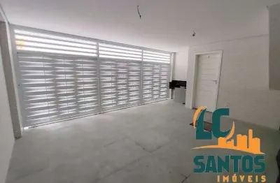 Casa com 2 quartos à venda na rua pedro américo, 238, campo grande, santos, 100 m2 por r$ 860.000