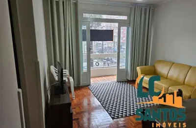 Apartamento de 3 dormitórios com sacada no gonzaga em santos