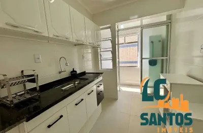 Apartamento com 1 quarto para alugar na avenida bartolomeu de gusmão, 37, boqueirão, santos, 55 m2 por r$ 4.500