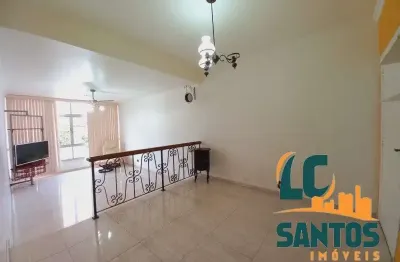 Apartamento com 3 quartos à venda na rua visconde de faria, 230, campo grande, santos, 161 m2 por r$ 550.000