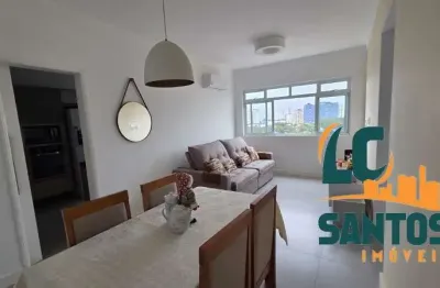 Apartamento com 2 quartos à venda na rua dom duarte leopoldo e silva, 51, marapé, santos, 70 m2 por r$ 510.000