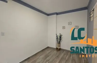Sala living revertido para 1 dormitório na praia da Aparecida em Santos.
