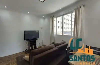 Apartamento com 2 quartos à venda na Rua Napoleão Laureano, 143, Marapé, Santos, 90 m2 por R$ 355.000