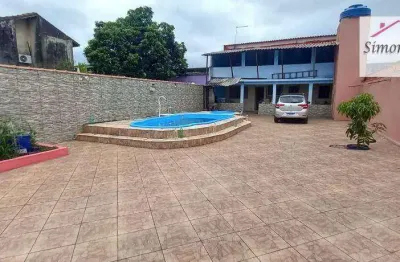 Casa com 5 dormitórios à venda, 94 m² por r$ 450.000,00 - jardim itapoan - mongaguá/sp