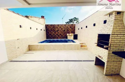 Casa com 3 dormitórios à venda, 147 m² por r$ 749.900,00 - vera cruz - mongaguá/sp