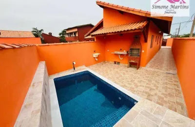 Casa nova lado praia com piscina por apenas r$235.000 para pagamento á vista