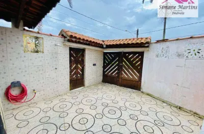 Casa com 2 dormitórios à venda, 66 m² por r$ 375.000,00 - agenor de campos - mongaguá/sp
