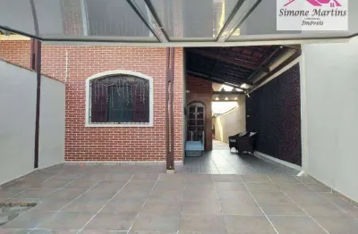 Casa com 2 dormitórios à venda, 88 m² por r$ 349.000,00 - balneário itaoca - mongaguá/sp