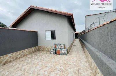 Casa nova por apenas r$280.000,00 na praia de mongaguá
