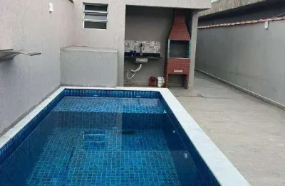 Casa com 2 dormitórios à venda, 64 m² por r$ 369.000,00 - balneário gaivota - itanhaém/sp