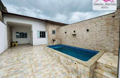Casa com 2 dormitórios à venda, 60 m² por r$ 399.980,00 - balneário regina maria - mongaguá/sp