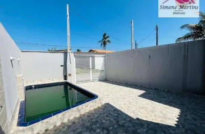 Casa com 2 dormitórios à venda, 59 m² por r$ 330.000,00 - jardim são fernando - itanhaém/sp