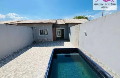Casa com 2 dormitórios à venda, 59 m² por r$ 340.000,00 - jardim são fernando - itanhaém/sp