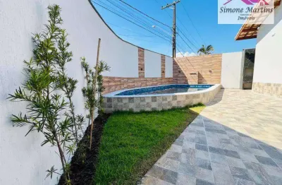 Casa com 3 dormitórios à venda, 90 m² por r$ 489.900,00 - jardim são fernando - itanhaém/sp
