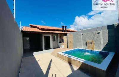 Casa com 3 dormitórios à venda, 85 m² por r$ 379.000,00 - nova itanhaém - interior - itanhaém/sp
