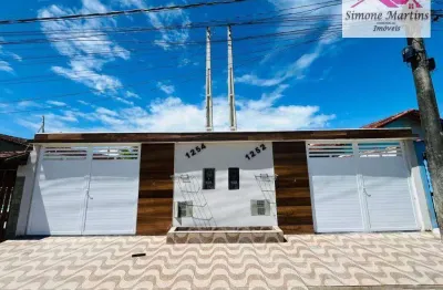 Casa com 2 dormitórios à venda, 70 m² por r$ 360.000 - jardim suarão - itanhaém/sp