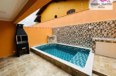 Sobrado com 2 dormitórios à venda, 76 m² por r$ 359.000,00 - cibratel ii - itanhaém/sp