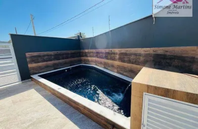 Village com 2 dormitórios à venda, 80 m² por r$ 360.000 - balneário esther - itanhaém/sp