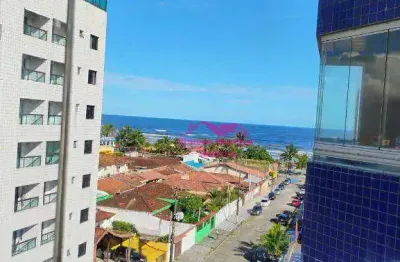 Apartamento com 1 dormitório à venda, 57 m² por r$ 255.000,00 - balneário jussara - mongaguá/sp