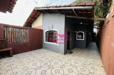 Casa lado praia com 03 dormitórios à venda em mongaguá