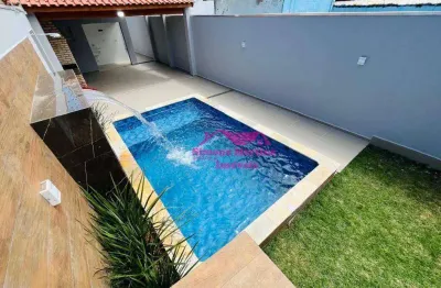 Casa nova isolada com acabamento impecável pertinho do centro de mongaguá