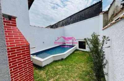 Casa nova com piscina á venda na praia de itanhaém - programa minha casa minha vida