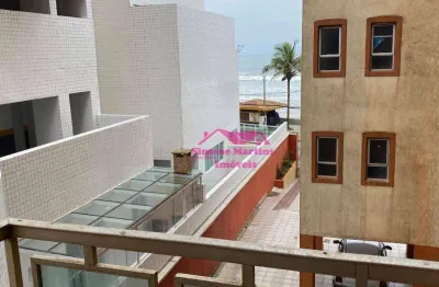 Apartamento frente mar com 02 quartos e elevador por apenas r$269.000