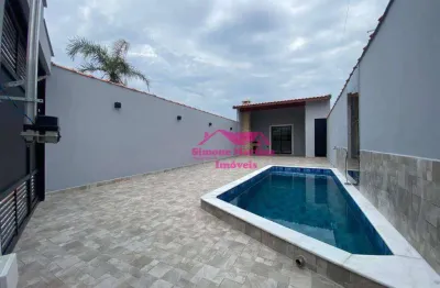 Casa nova, isolada, localizada lado praia na cidade de mongaguá