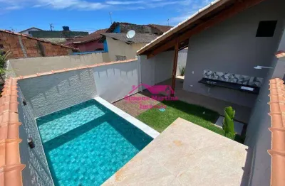 Casa com 2 quartos à venda na Rua José Moraes Aguiar, 918, Balneário Itaguaí, Mongaguá